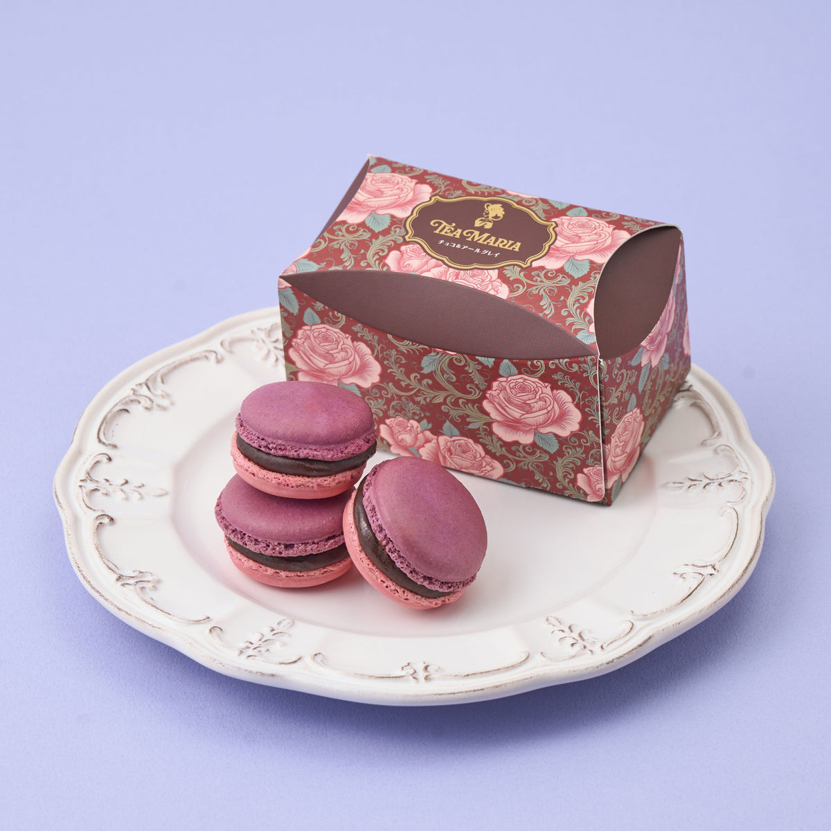 チョコ&アールグレイマカロン 3個入 – Wayu 若尾製菓 online store